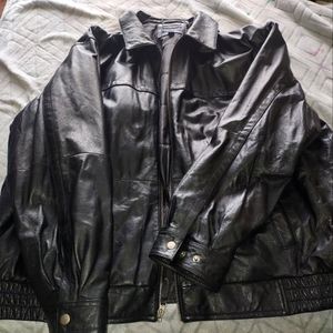 Harbor Bay Men's 100% Leather Jacket